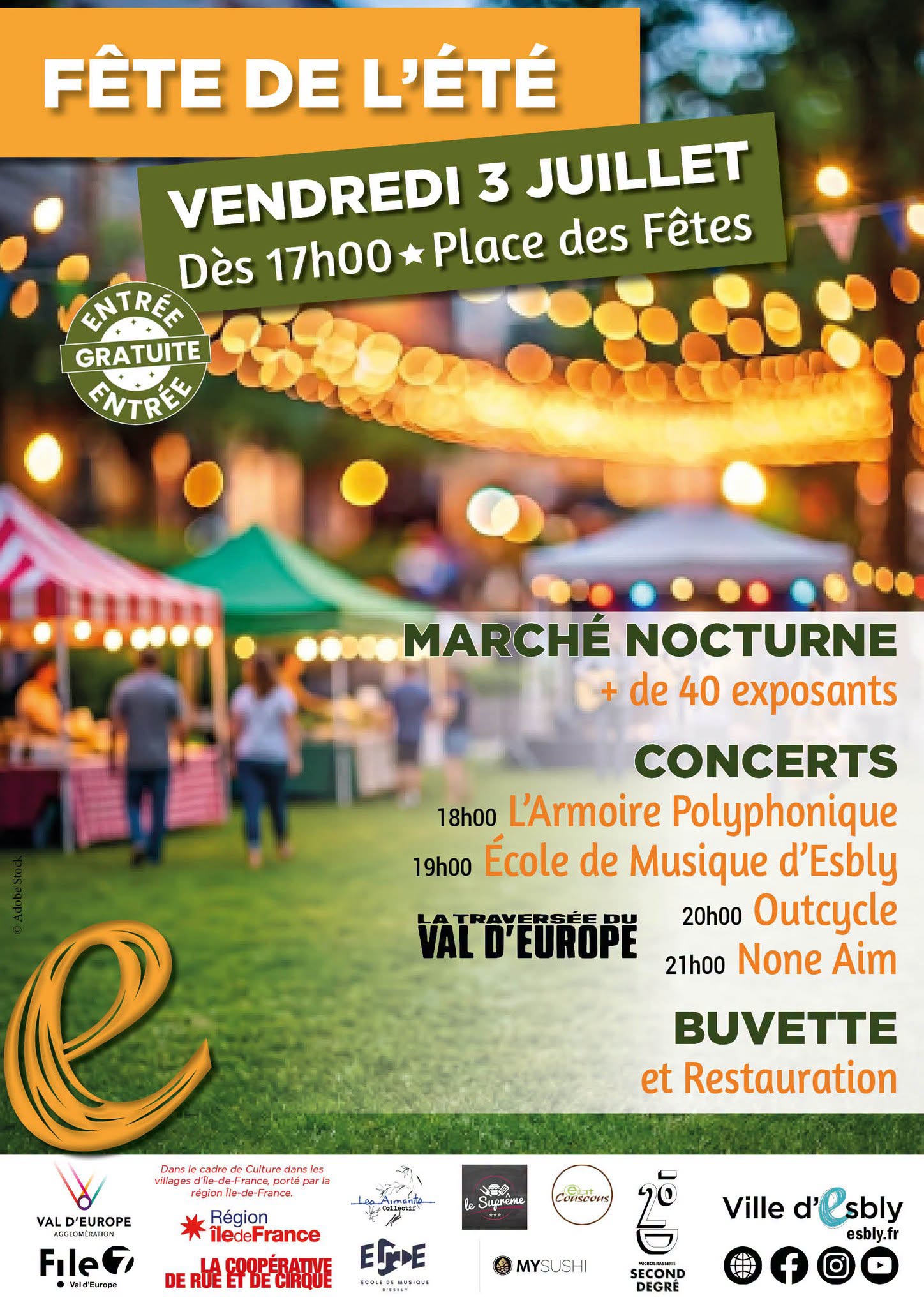 🎉 FÊTE DE L'ÉTÉ : RENDEZ-VOUS LE VENDREDI 3 JUILLET ! ☀️🎶